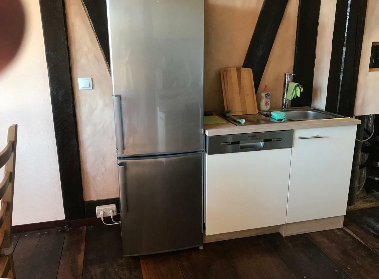 Ferienwohnung Wachstube Mit 3 Schlafraeumen Im Rittergut Leppersdorf Wachau Exterior photo